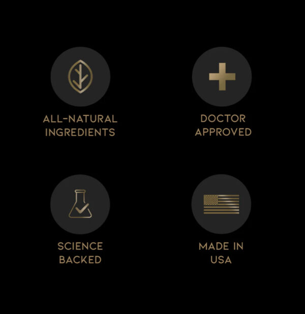 A black background with four different icons on it.