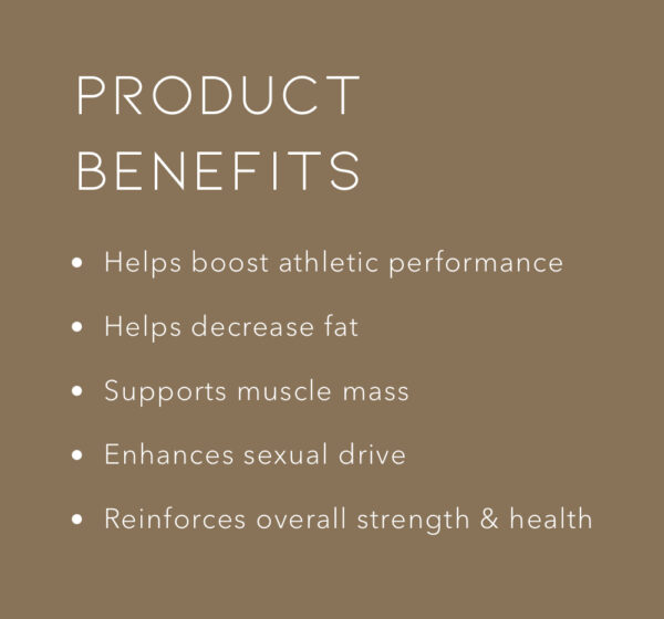 A brown box with the words product benefits written in it.