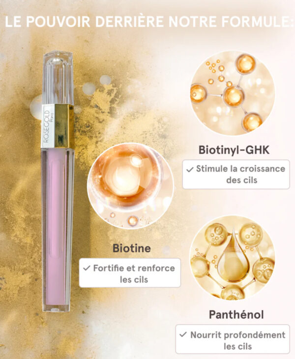 ROSEGOLD PARIS ROSE LASH ADVANCED SERUM – Eyelash Enhancing Treatment (3mL / 0.1 fl oz) - Image 3