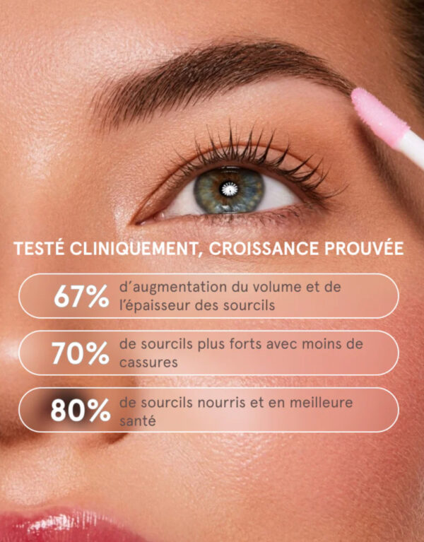 ROSEGOLD Paris ROSEBROW SERUM – Eyebrow Enhancing Serum (0.1 fl oz / 3mL) - Image 2